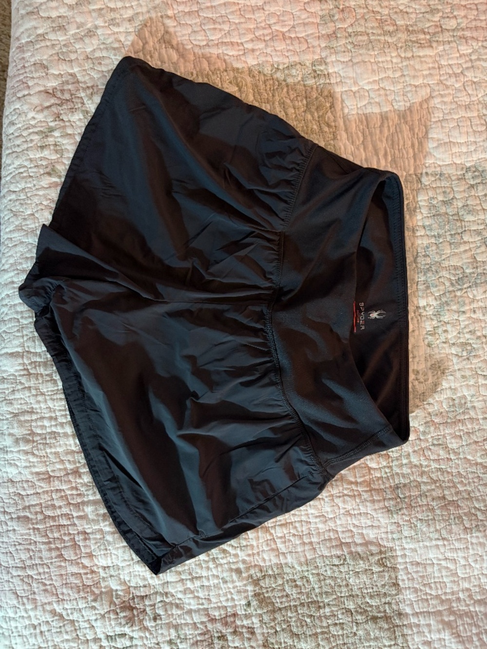 Black Lined Athletic Shorts
